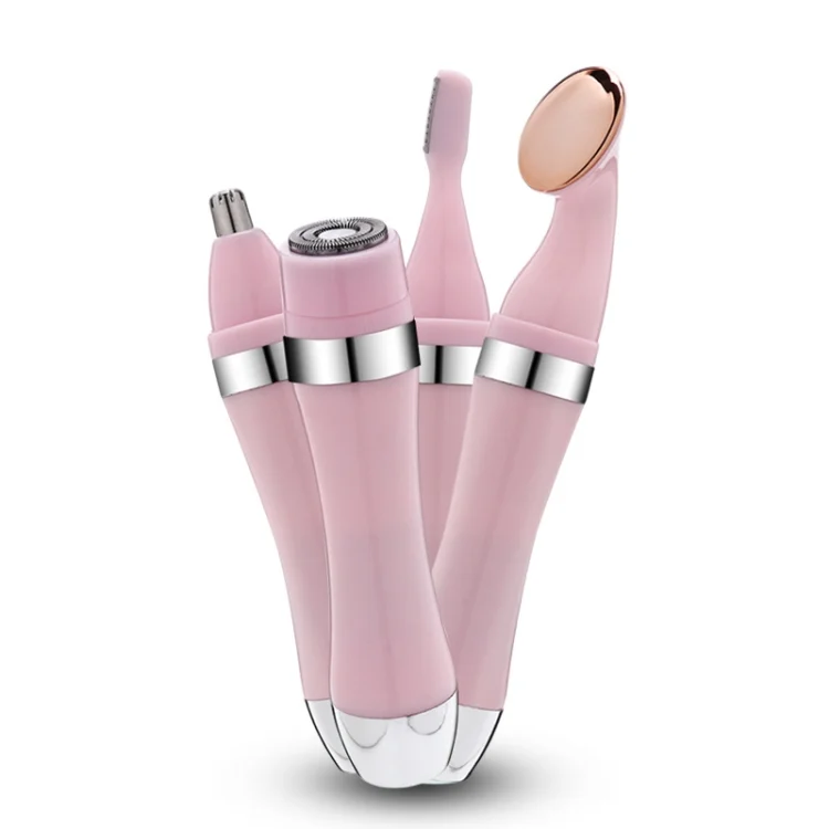 4 In 1 Electric Shaver Home Eyebrow Knife Massage Import Cleansing Instrument