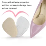 5 Pairs Anti-Slip Sole Pads For High Heels Gel Crystal Comfortable Half Pads - Image 7