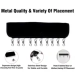 Adhesive Hanger Detachable Travel Folding Portable Hat Clip Hanger Bathroom Cloth Clothes Clip - Image 5