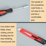 39 In 1 9639 Carbon Steel Auto Repair Tool Set Household Hardware Combination Tool Box - Image 5