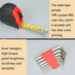 39 In 1 9639 Carbon Steel Auto Repair Tool Set Household Hardware Combination Tool Box - Image 6