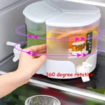 Three-Grid Rotating Cold Kettle Large-Capacity Compartments Fruit Teapot With Faucet Can Be Put In Refrigerator - Image 5