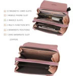 Baellerry Ladies Single Shoulder Messenger Bag Large Capacity Double Zipper Mobile Phone Bag - Image 5