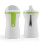 Kitchen Vegetable Cutter Multifunctional Three-In-One Vegetable Cutter Spiral Funnel Grater, Specification: 75x75x145mm