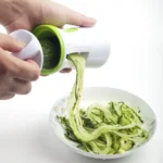 Kitchen Vegetable Cutter Multifunctional Three-In-One Vegetable Cutter Spiral Funnel Grater, Specification: 75x75x145mm - Image 4