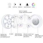 15 LEDs RF Remote Control Diving Light Magnetic Waterproof Pool Lamp, Spec: - Image 3