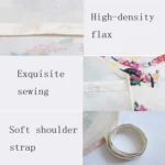 Fabric Linen Cleaning Apron Christmas Party Decoration Apron - Image 3