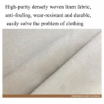 Christmas Linen Printed Apron Christmas Gift Adult Children Parent-Child Overalls - Image 4