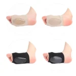 Elastic Bandage Bow Socks Flat Foot Sports Non-Slip SEBS Arch Orthotic Pad Breathable Hole Foot Heart Pad - Image 2