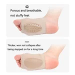Elastic Bandage Bow Socks Flat Foot Sports Non-Slip SEBS Arch Orthotic Pad Breathable Hole Foot Heart Pad - Image 5