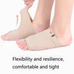 Elastic Bandage Bow Socks Flat Foot Sports Non-Slip SEBS Arch Orthotic Pad Breathable Hole Foot Heart Pad - Image 6