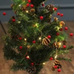 Christmas Pinecone Copper Wire Lights Holiday Garden Decoration String Lights - Image 4