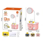 LED Mini Desk Lamp Student Dormitory With Pen Holder Sharpen Pen Desk Lamp USB Night Light - Image 3