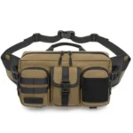 Ozuko 9449 Outdoor Large-Capacity Waist Bag Multifunctional Sports Waterproof Crossbody Bag