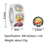 Christmas Gift Sticker Decoration Label Sealing Sticker - Image 5