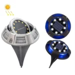 Outdoor Solar Underground Lamp Rotating Buried Lawn Lamp , Spec: