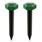Outdoor Hexagonal Solar Ultrasonic Mole Repeller Inserted Into The Lawn Outdoor Animal Repeller - Image 2