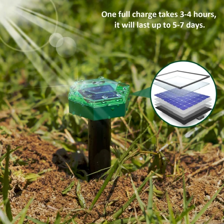 TBD0594641001_B5.webp Outdoor Hexagonal Solar Ultrasonic Mole Repeller Inserted Into The Lawn Outdoor Animal Repeller - Image 6
