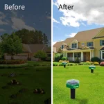 Outdoor Hexagonal Solar Ultrasonic Mole Repeller Inserted Into The Lawn Outdoor Animal Repeller - Image 7