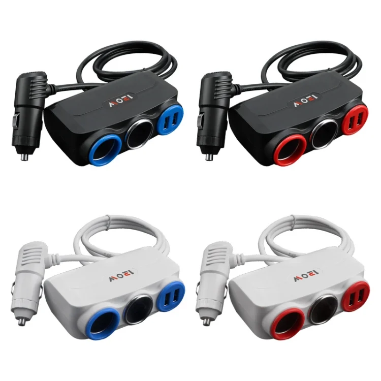 TBD0594641501_B1.webp Car Cigarette Lighter Multi-Function Mobile Phone Charging USB Car Charge 12/24V Adapter Plug - Image 2