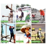 Construction Site Outdoor Construction Foldable Reflective Safety Sun Hat - Image 5