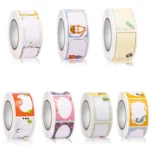 5 Rolls Cute Cartoon Children Self-Adhesive Handwritten Class Name Label Sticker - Image 2