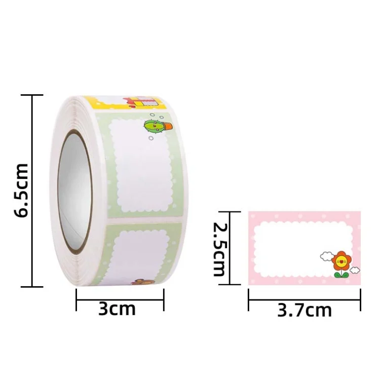TBD0594643101_B2.webp 5 Rolls Cute Cartoon Children Self-Adhesive Handwritten Class Name Label Sticker - Image 3