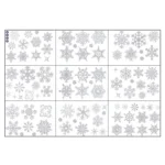 Cartoon Christmas Window Stickers Show Window Living Room StaticChristmas Decoration Wall Stickers