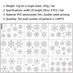 Cartoon Christmas Window Stickers Show Window Living Room StaticChristmas Decoration Wall Stickers - Image 5