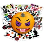 1 Sets SQ629 Halloween Electrostatic Window Stickers Party Decoration Glass Window Wall Double-Sided Stickers, Specification: 20x30cm - Image 3