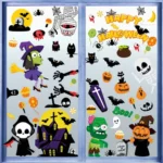 1 Sets SQ629 Halloween Electrostatic Window Stickers Party Decoration Glass Window Wall Double-Sided Stickers, Specification: 20x30cm - Image 4