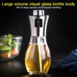 Stainless Steel Glass Bottle Barbecue Cooking Seasoning Oil Pot Sprayer Oil Injection Kettle Oil Spray Bottle - Image 4