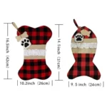 Christmas Sock Gift Bag Ornament - Image 2