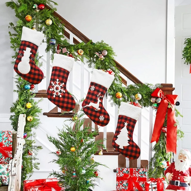 TBD0594936001_B6.webp Christmas Decoration Socks Children Gift Candy Bag - Image 7