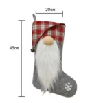 Christmas Sock Decoration Pendant Children Gift Christmas Tree Candy Bag - Image 3