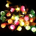 Christmas Tree Decoration Fruit Colorful 7-Color String Lights Festive Wedding Scene Decoration Lights, CN Plug