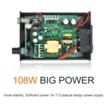 QUECOO T12-956 1.3-Inch Screen Electric Soldering Iron Soldering Station With P9 Handle, - Image 4