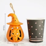 Halloween Decoration Pumpkin Lantern LED Luminous Ornaments Venue Layout Props - Image 3