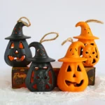 Halloween Decoration Pumpkin Lantern LED Luminous Ornaments Venue Layout Props - Image 5