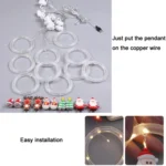 Christmas Decoration Lights USB Ring Doll 10 in 1 String Lights - Image 5