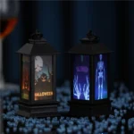 4 PCS Halloween Window Decoration Props Fecoration Small Oil Lamp Wind Lamp Luminous Ornaments - Image 5