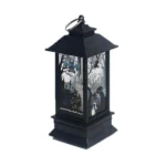 2 PCS Halloween Decoration Props LED Portable Small Wind Lantern