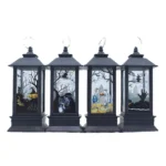 2 PCS Halloween Decoration Props LED Portable Small Wind Lantern - Image 2