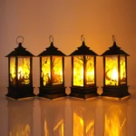2 PCS Halloween Decoration Props LED Portable Small Wind Lantern - Image 7