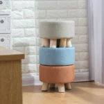 Fashion Creative Small Stool Living Room Home Solid Wood Small Chair - Image 3