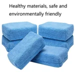 FJDLK-001 Microfiber Car Washing Cleaning Waxing Polishing Sponge Towel Cloth Square Car Care Tools - Image 2
