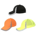 Reflective Safety Baseball Cap Breathable Construction Site Outdoor Construction Mesh Cap - Image 2