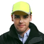 Reflective Safety Baseball Cap Breathable Construction Site Outdoor Construction Mesh Cap - Image 3