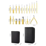 9 In 1 Nail Clipper Set Manicure Set Stainless Steel Nail Clipper Manicure Tool - Image 3