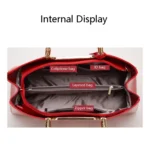 ZJL-986 Sequined Glue Shoulder Bag Patent Leather Ladies Handbag - Image 4
